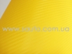 Карбоновая пленка желтая, ярко-желтый карбон 3D № 4