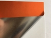 Хром мат оранжевый пленка для авто самоклеящаяся, ширина 1.52м.  № 4