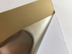 Хром мат золото (золотая) пленка для авто самоклеящаяся, ширина 1.52м.  № 3