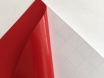 Красная матовая самоклеящаяся пленка для оклейки авто, (виниловая+ПВХ) CarLux+ 1,52м № 3