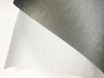 Пленка шлифованный алюминий светло-серая 3D ширина 1,52м. № 4