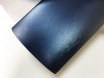 Пленка под метал, шлифованный алюминий темно-синий (dark blue) 1.52м. с микроканалами № 1