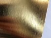 Пленка золотой хром шлифованный для авто, зеркальная пленка глянец 1,52м. № 5