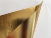 Пленка золотой хром шлифованный для авто, зеркальная пленка глянец 1,52м. № 4