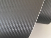 Серый карбон 3D Senof, пленка карбоновая графит  № 2