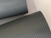 4D карбон серый графит, высокое качество, микроканалы, под лаком ширина 1,52м. № 4