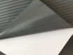 4D карбон серый графит, высокое качество, микроканалы, под лаком ширина 1,52м. № 3