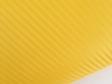 Карбоновая пленка желтая, ярко-желтый карбон 3D № 1