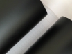 Черная матовая самоклеящаяся пленка для оклейки авто, (виниловая+ПВХ) CarLux+ 1,52м № 4