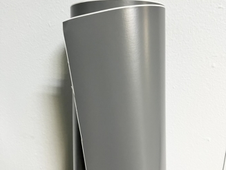 Светло-серая матовая самоклеящаяся пленка для оклейки авто, (виниловая+ПВХ) CarLux+ 1,52м