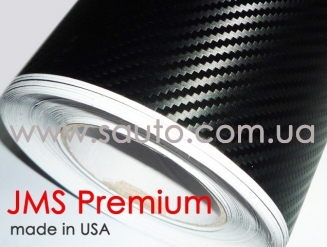 Американская карбоновая пленка JMS Premium, черная с матовым отливом USA