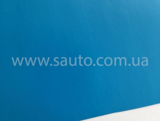 Синяя (голубая) матовая самоклеящаяся пленка для оклейки авто, (виниловая+ПВХ) CarLux+ 1,52м