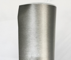 Пленка шлифованный алюминий светло-серая 3D ширина 1,52м.