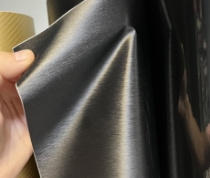 Пленка шлифованный алюминий черный, 1.52м. с микроканалами